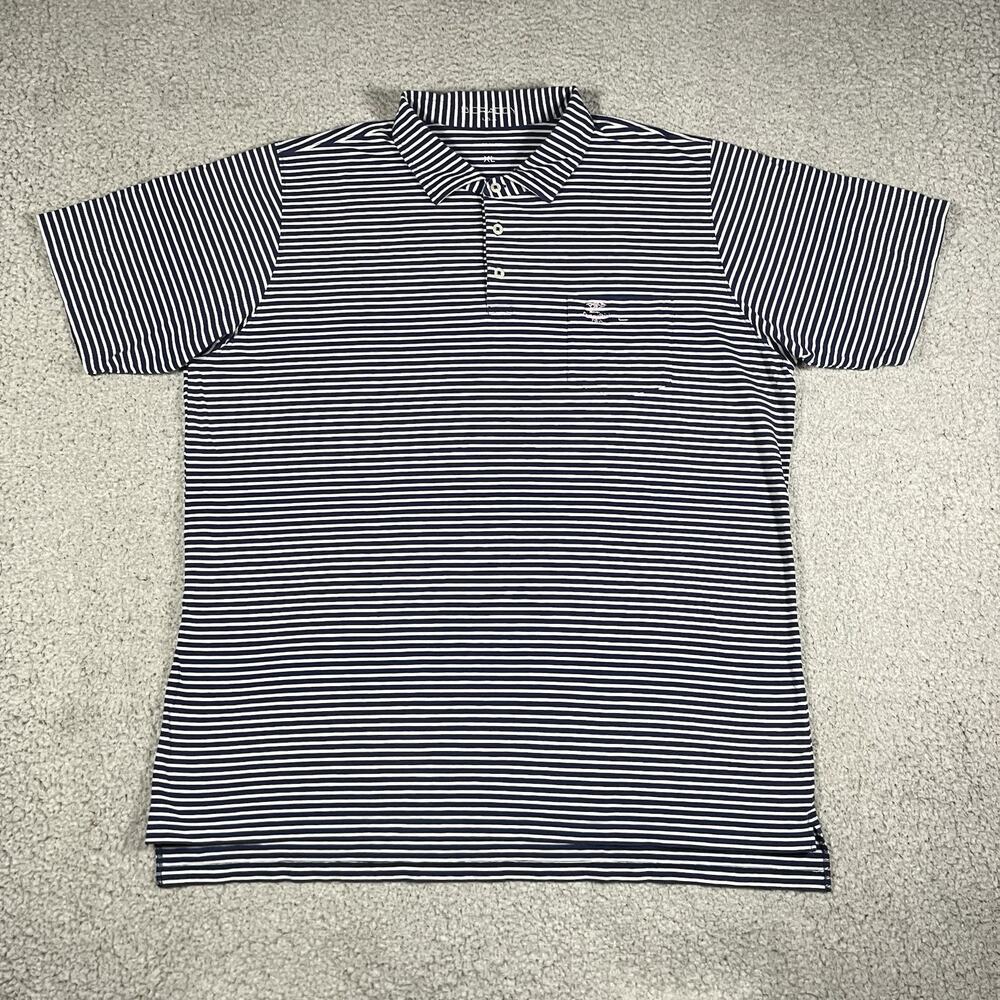 B Draddy Polo Shirt Mens XL Cypress Point Club Performance Pima Cotton Golf